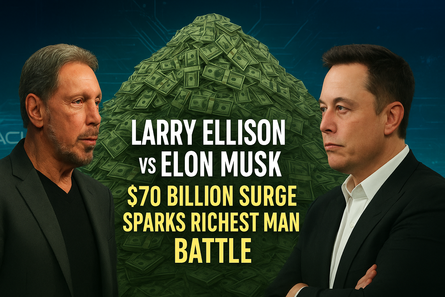 Larry Ellison net worth 2025, Oracle stock surge, Oracle AI growth, Elon Musk vs Larry Ellison, richest person in the world 2025, Oracle cloud infrastructure, AI-powered cloud computing, Oracle trillion-dollar valuation